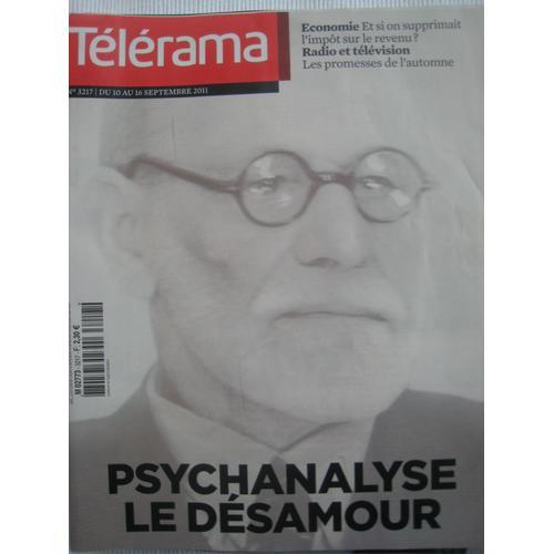 Télérama 3217 Psychanalyse Le Désamour on Productcaster.