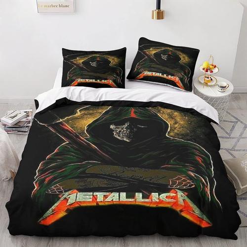 Metallica Parure De Lit Rock 'n' Rollpour Et Taies D'oreiller - Imp... on Productcaster.