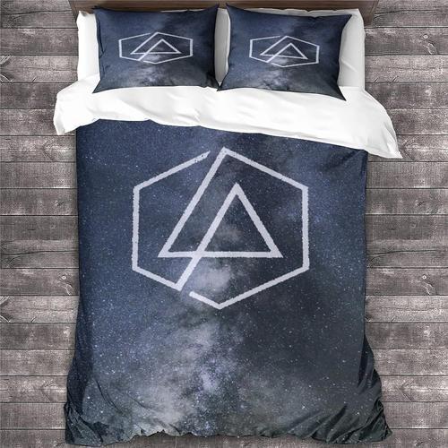 Linkin Park Pi¿¿Ces Housse De Couette Microfibre Rock 'n' Roll Musi... on Productcaster.