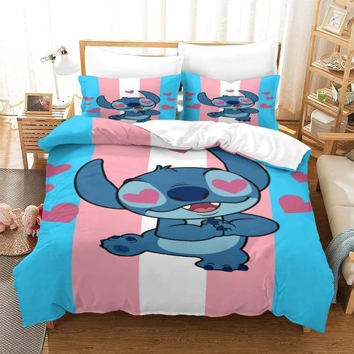 Stitch Housse De Couette Lilo & Stitch,Parure De Lit Enfant Junior ... on Productcaster.