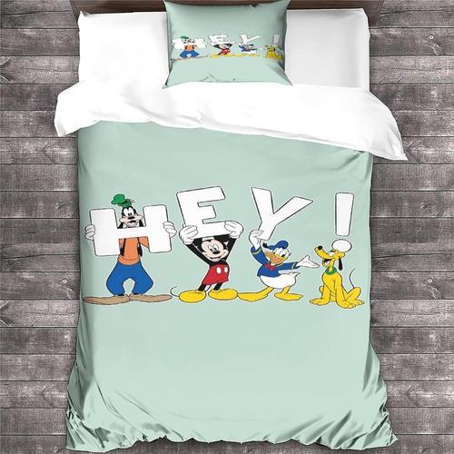 Mickey Mouse Parure De Lit Pi¿¿Ces Pour Personnes ¿¿ Donald Disney ... on Productcaster.