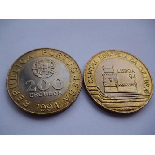 200 Escudos Portugal 1994 "Capital Europene De La Culture" Unc on Productcaster.