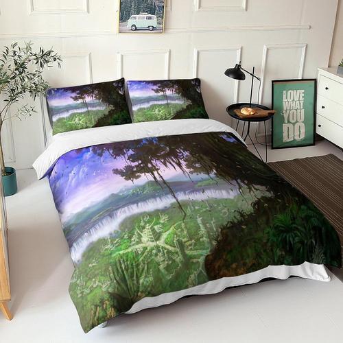 Un Paysage Magique Housse De Couette D, Motif Imprim¿¿ En D De Th¿¿... on Productcaster.