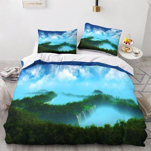 Un Paysage Magique Housse De Couette £¬ Pi¿¿Ces Sets D Imprim¿¿ Lan... on Productcaster.