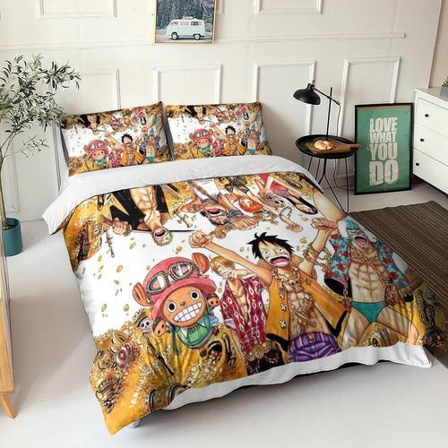 One Piece Set De Housses De Couettes En Microfibre D,Pour Adultes E... on Productcaster.