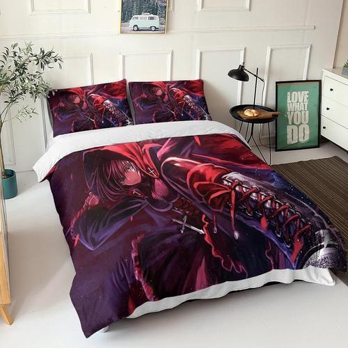 Rwby Parure De Lit En Microfibre Pi¿¿Ces,Housse De Couette Avec Tai... on Productcaster.