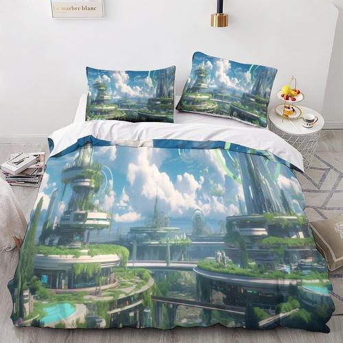 Un Paysage Magique Housse De Couette En Microfibre,Pour Adultes Et ... on Productcaster.