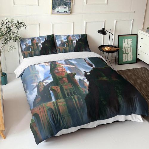 Un Paysage Magique Parure De Lit Avec Housse De Couette Et Housse D... on Productcaster.