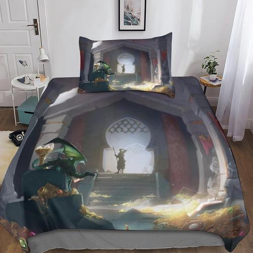 Le Dragon Parure De Lit Parure De Lit Pour Adultes Et Enfant Motif ... on Productcaster.