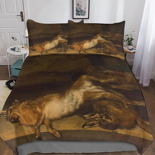 Animal Motif Ensemble De Housse De Couette Avec Taies D'oreiller,D ... on Productcaster.