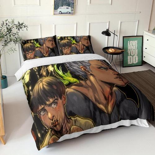 One Punch Man D Imprim¿¿ Housse De Couette Microfibre Avec Taies D'... on Productcaster.