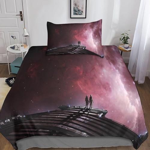 Fantasy Astronaute Housse De Couette, Astronaute Parure De Lit Impr... on Productcaster.