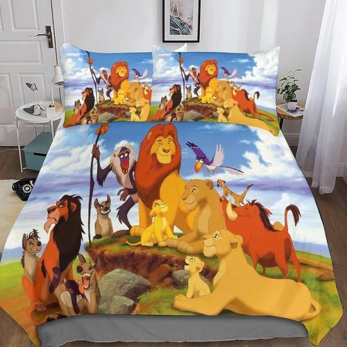 The Lion King Pi¿¿Ces Ensemble Housse De Couette Literie Couette Ho... on Productcaster.