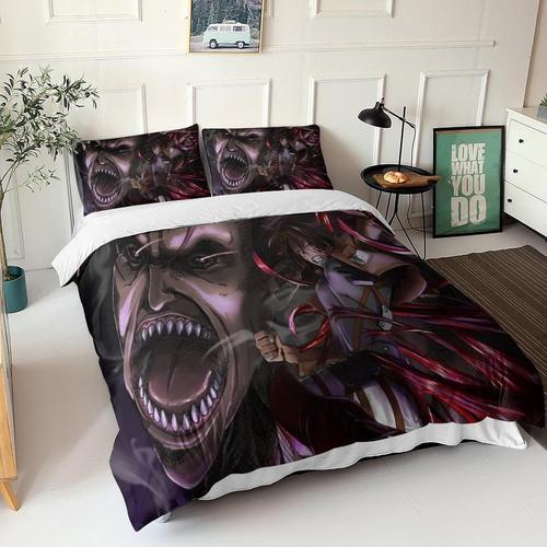 D Shingeki No Kyojin Housse De Couette, G¿¿Ants Qui Avancent Imprim... on Productcaster.