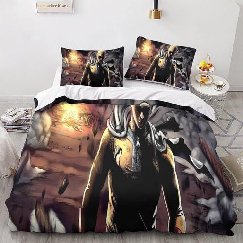 Parure De Lit One Punch Man Imprim¿¿ Motif Housse De Couette Avec T... on Productcaster.