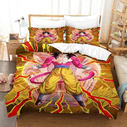 Goku D Print Ensembles De Literie Pi¿¿Ces Doux Anime D¿¿Partement H... on Productcaster.