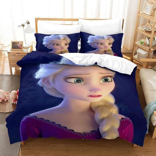 Parure De Lit Pi¿¿Ces La Reine Des Neiges Housse De Coute Imprim¿¿E... on Productcaster.