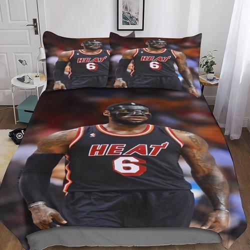 Lebron James Housse De Couette Motif De Basket-Ball D Imprim¿¿ Lite... on Productcaster.