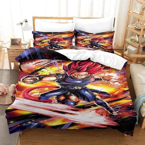 Ensemble De Housse De Couette Goku Pi¿¿Ces Avec Housse De Couette I... on Productcaster.