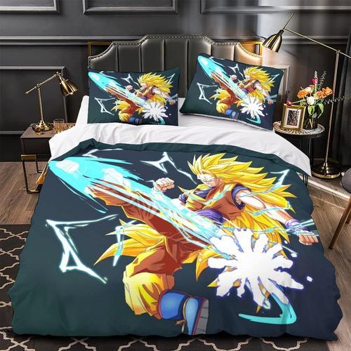 Parure De Lit Motif Goku D Hot Blooded Kingcraft Housse De Couette ... on Productcaster.