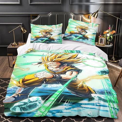 Parure De Lit Pi¿¿Ces Goku D Parure De Lit Imprim¿¿E Couette Kingcr... on Productcaster.