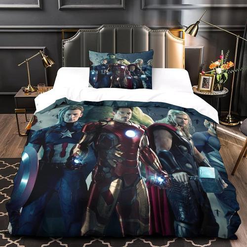 Hero Movie Housse De Couette Avec Taies D'oreiller Parure De Lit Im... on Productcaster.