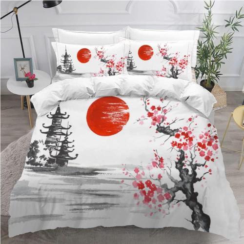 Parure De Lit Japonais Personnes Xcm Adultes Enfants Housse De Coue... on Productcaster.