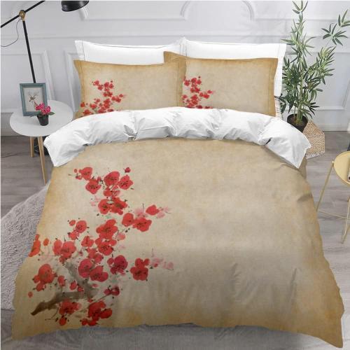 Housse De Couette X Enfant Fleurs De Cerisier Japonais D Imprim¿¿ P... on Productcaster.