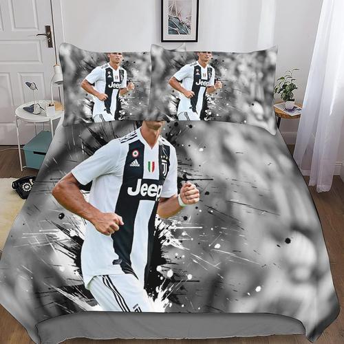 Cristiano Ronaldo Housse De Couette Avec Taies D'oreiller Mode Uniq... on Productcaster.