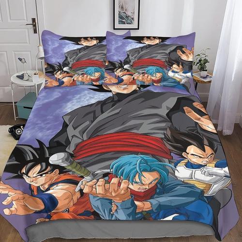 Dragon Ball Housse De Couette, Parures De Lit Impression En D Goku ... on Productcaster.