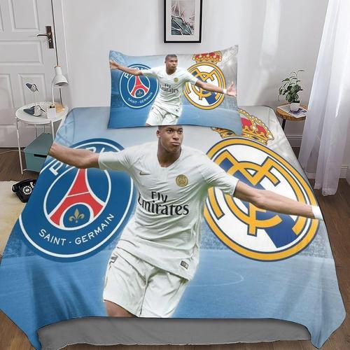 Mbape Couettes Et Parures De Lit D Avec Taie D'oreiller, Football L... on Productcaster.