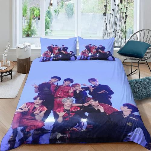 Stray Kids Housse De Couette King£¿Xcm£ Parure De Lit, D Enfants E... on Productcaster.