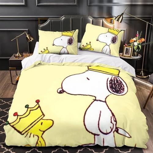 Snoopy Impression D Charlie Brown Ensemble De Housse De Couette Ens... on Productcaster.