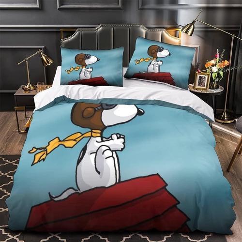 D Snoopy Housse De Couette Mignon Pour Enfants Filles Gar?Ons Ensem... on Productcaster.