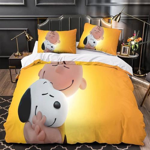 Snoopy Ensemble De Housse De Couette D ¡¶Peanuts¡· Parure De Lit Pi... on Productcaster.