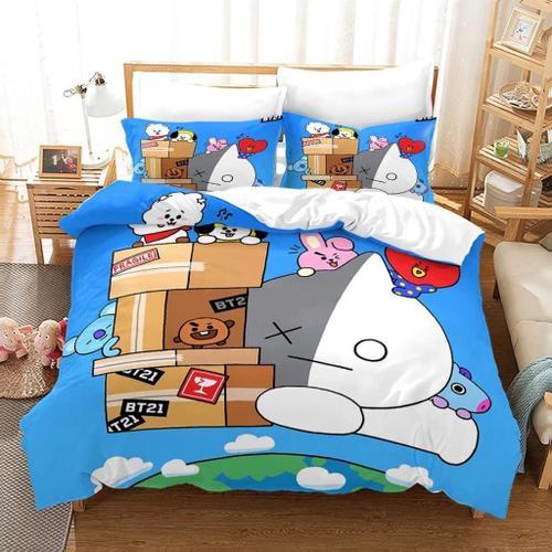 Bts Literie De Couverture De Couette, Personnages De Dessin Anim¿¿ ... on Productcaster.