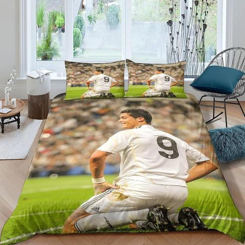 Cristiano Ronaldo Parure De Lit De En Microfibre Avec Housse De Cou... on Productcaster.