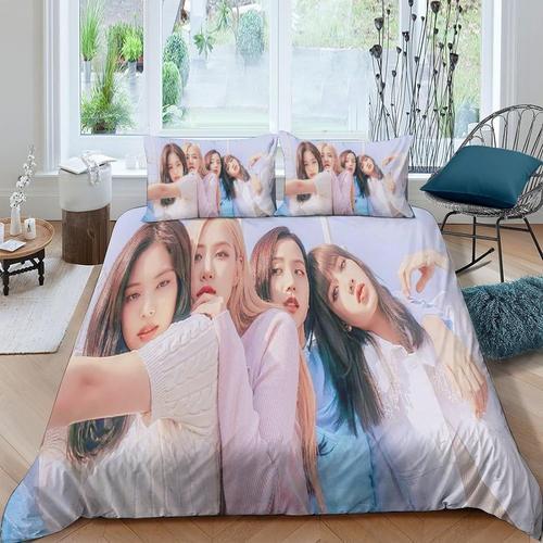 Blackpink Pi¿¿Ces Ensemble Housse De Couette Literie Couette Housse... on Productcaster.