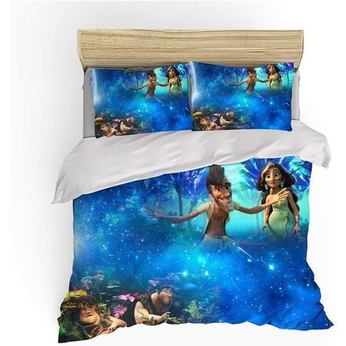 The Croods Parure De Lit Pour Enfant En Microfibre Impression Num¿¿... on Productcaster.