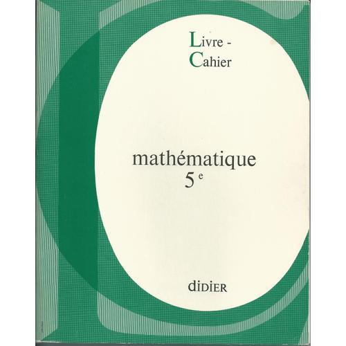 Livre-Cahier De Mathématiques 5ème + Livre Des Parents on Productcaster.