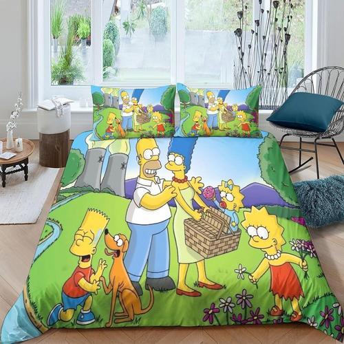 The Simpsons Housse De Couette Parure De Lit Imprim¿¿ Avec Taies D'... on Productcaster.