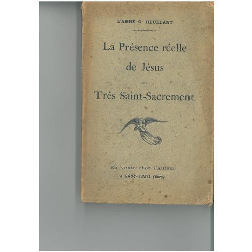 La Présence Réelle De Jésus Au Très Saint-Sacrement on Productcaster.