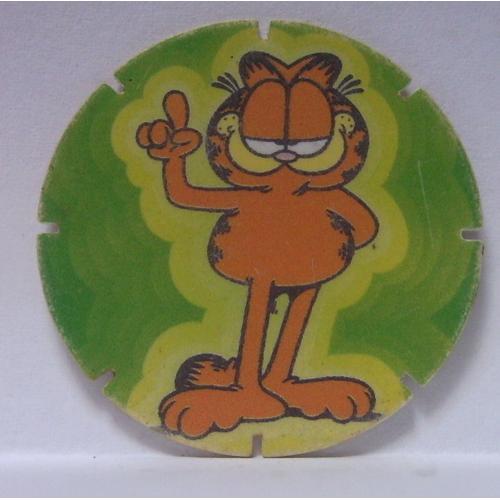 Pog Croky Caps - (Croky Chips) - 1 Punt/Point - N°27 -Garfield- 1995 on Productcaster.