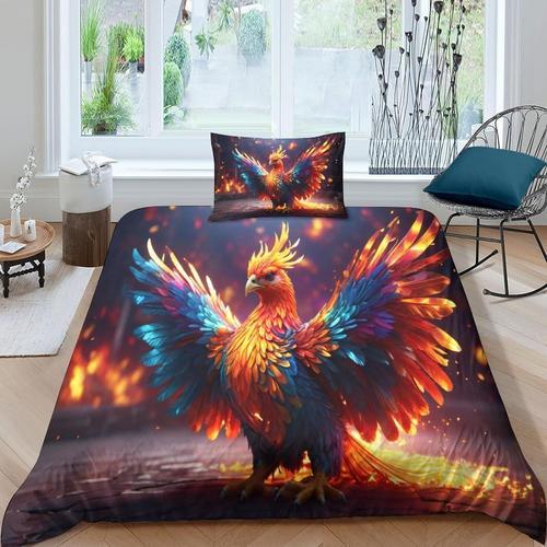 Phoenix Housse De Couette En Duvet Ensemble De Literie D'impression... on Productcaster.