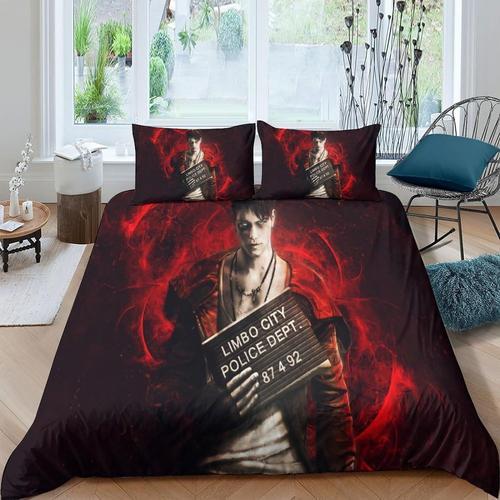 D Devil May Cry Housse De Couette Avec Taies D'oreiller,Parure De L... on Productcaster.