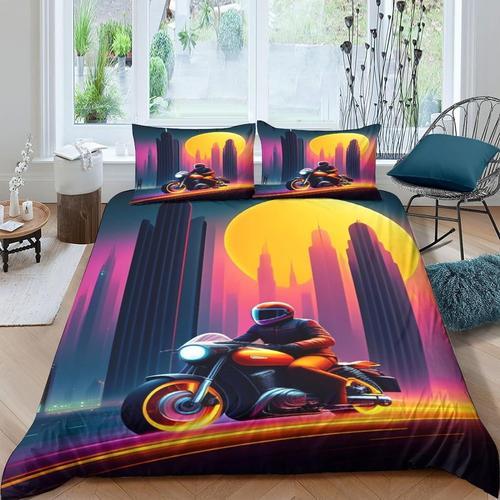 Motocross Housse De Couette En Duvet Imprim¿¿ D Avec Taie D'oreille... on Productcaster.