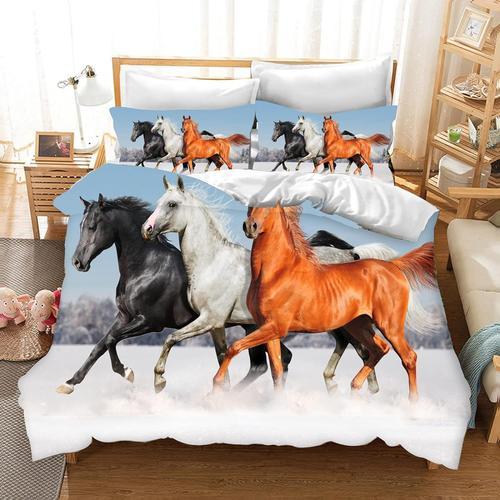 Parure De Lit Pour Enfant Gar?On - Motif Cheval Blanc - X Cm - Paru... on Productcaster.