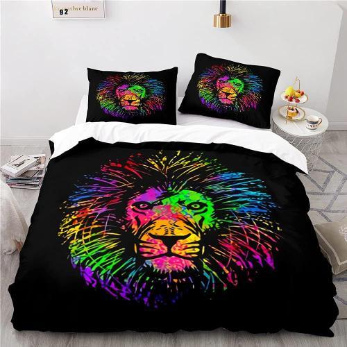 Le Roi Lion Simba Parure De Lit D Avec Housse De Couette Et Taie D'... on Productcaster.