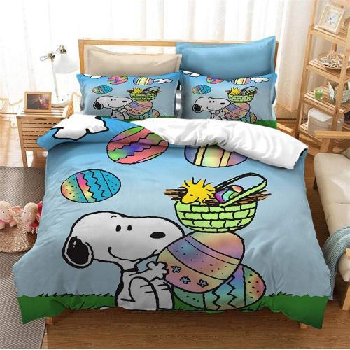 Snoopy Parure De Lit, Housse De Couette X Cm, Taie D'oreiller X Cm,... on Productcaster.