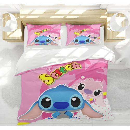 Lilo & Stitch Parure De Lit Pour Enfant En Polyester Avec Impressio... on Productcaster.